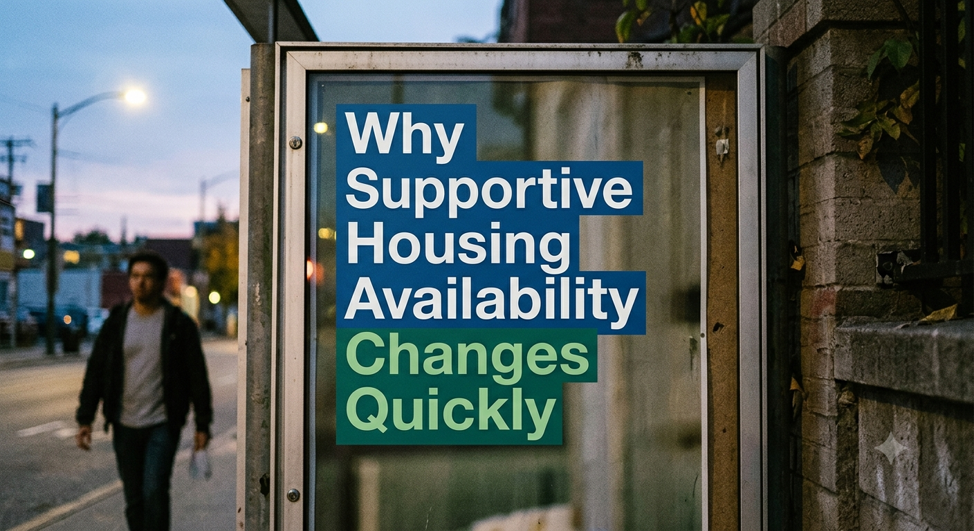 Why Availability Changes Quickly in Supportive Housing and What That Means for Your Referral